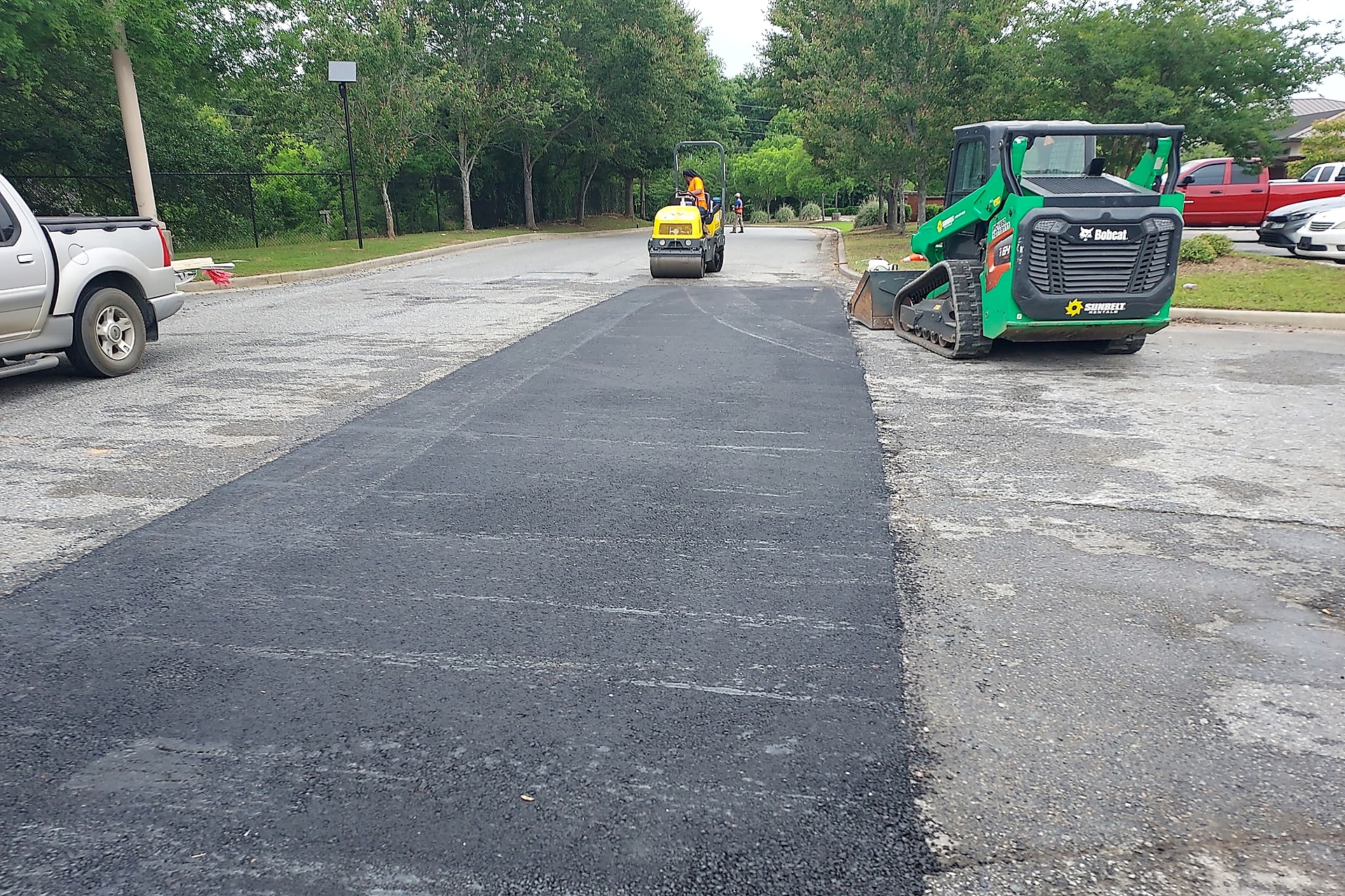 A & B Maintenance Solutions asphalt paving project